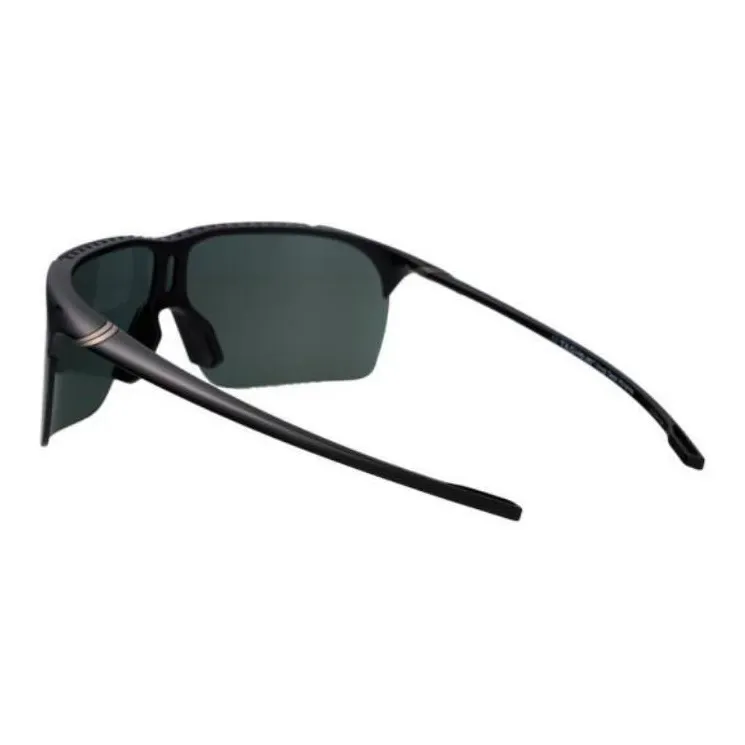 TAG HEUER Injection Molded Irregular Shape Sunglasses Unisex Black-1