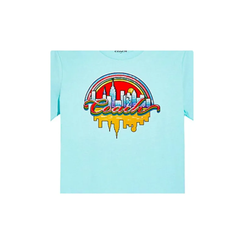 COACH SS21 T Shirt Men's Light Green-3