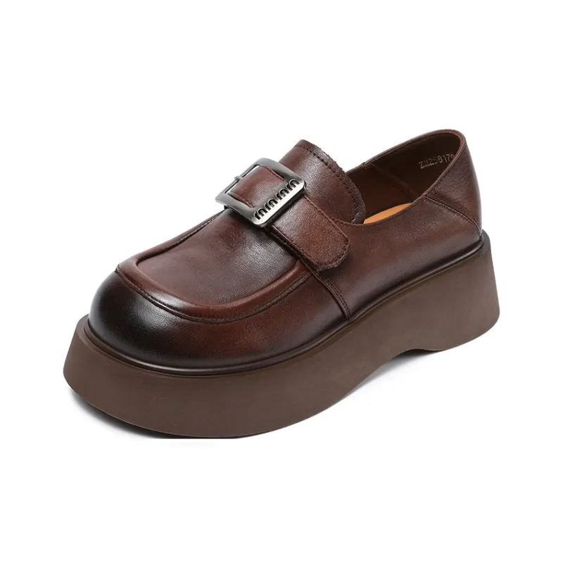 Devanro Loafers Women's Brown-5