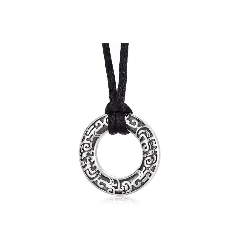 IDEAGEMER 925 Sterling Silver Necklaces Men's-1