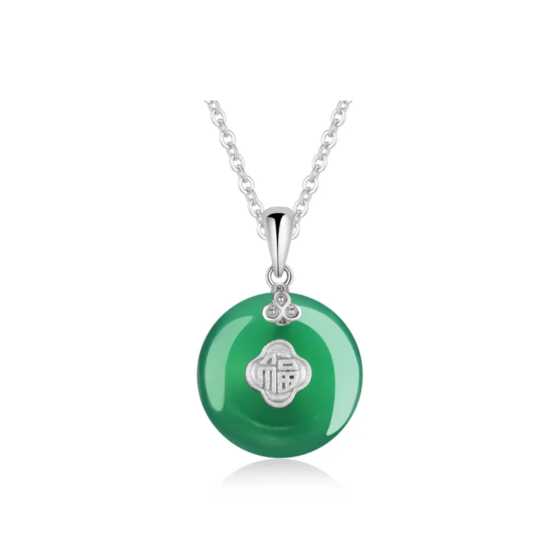 Di Su Xing Chalcedony Necklaces Women's-6