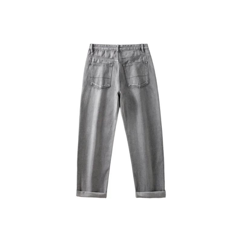 SONGS ALONG Jeans Unisex Smoke Gray-1