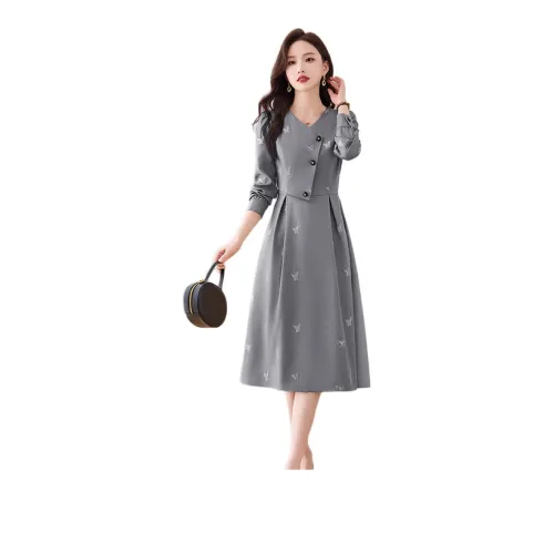 Fele.d Long Sleeved Dress Women's