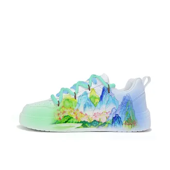Cold Cicadas Yesterday Anti Slip Wear Resistant Lightweight Breathable Low Top Skateboard Shoes Unisex