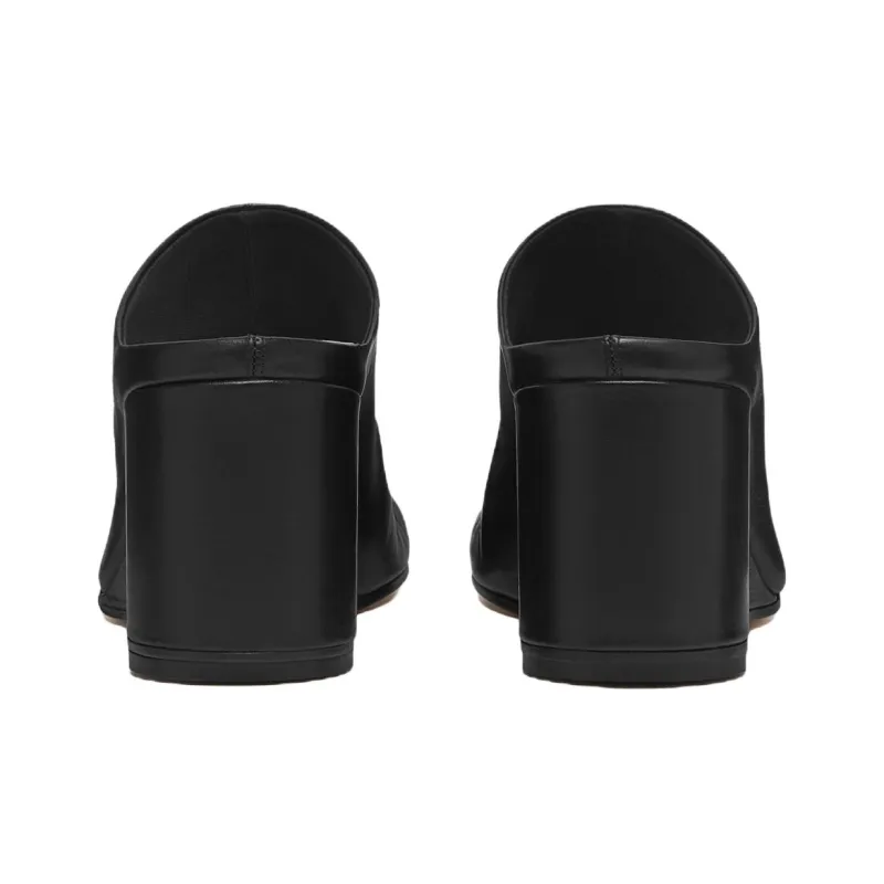 MM6 Maison Margiela Anatomic Closed Toe Slippers Women's Black-3