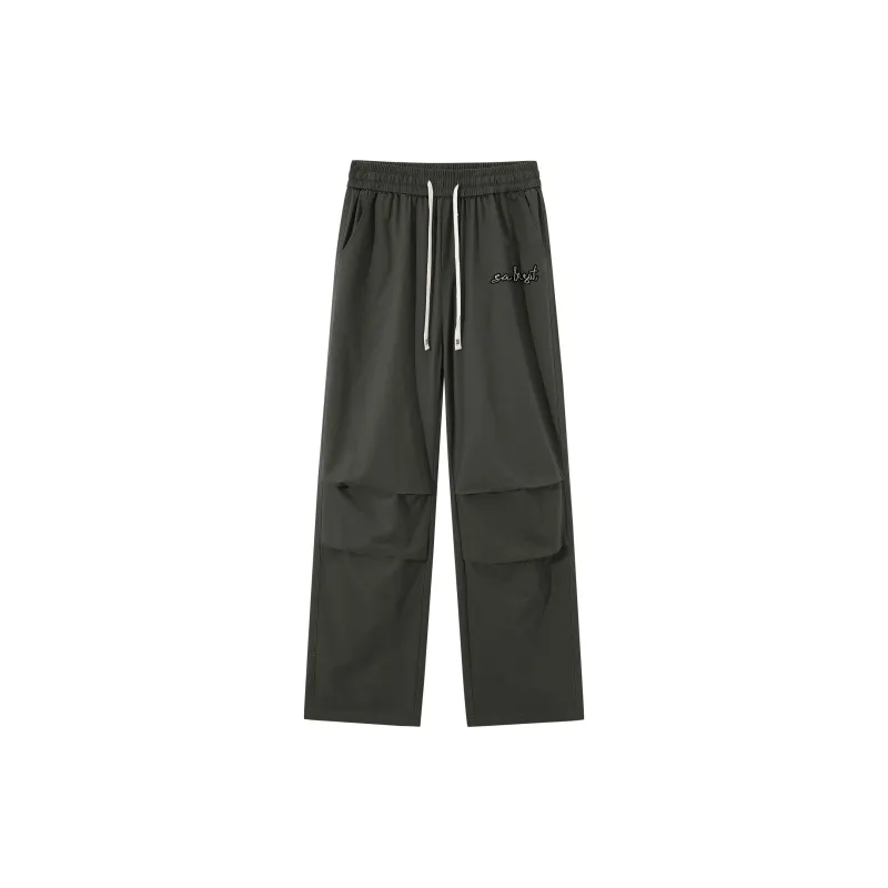 ST&SAT Casual Pants Unisex Army Green-1