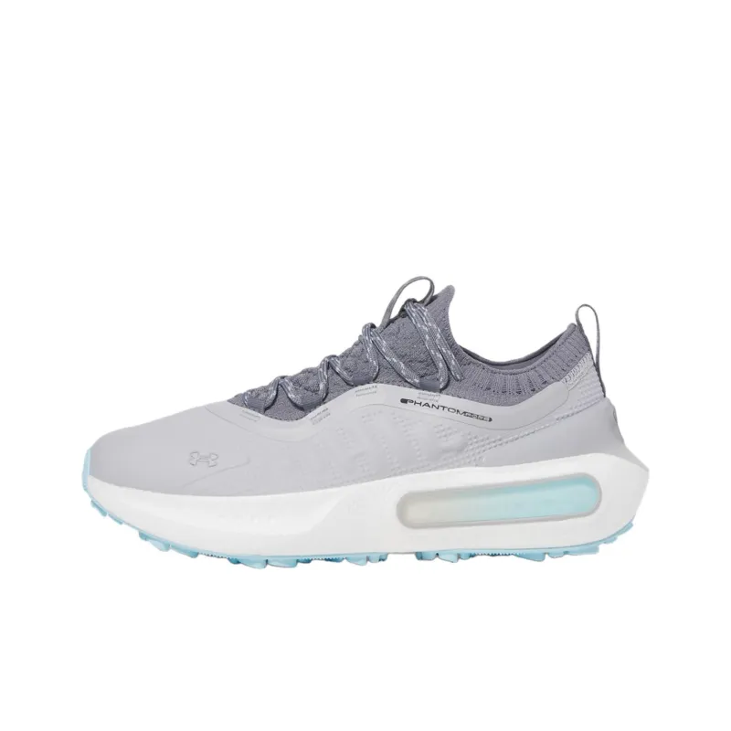 Under Armour Anti Slip Wear Resistant Low Top Golf Shoes Men's Gray-0
