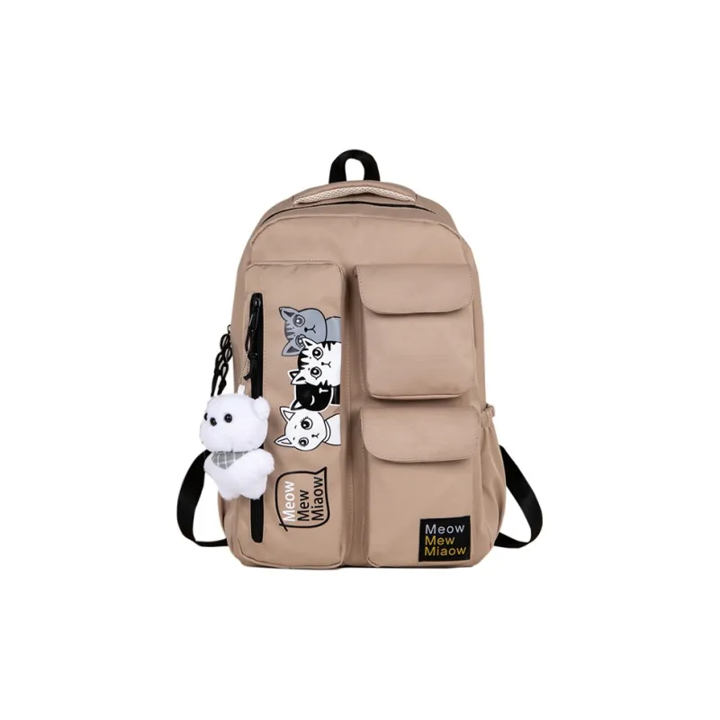 URBAN FOREST Oxford Backpack Unisex Yellow/Black/Khaki/Blue-10
