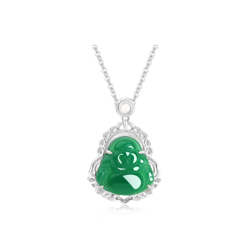 Di Su Xing Chalcedony Necklaces Women's-1