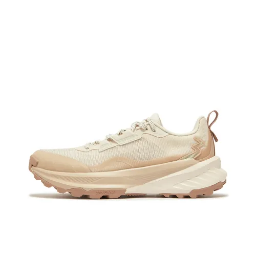 361° Anti-Slip And Wear-Resistant Breathable Low-Top Running Shoes Women's Apricot Tea Brown