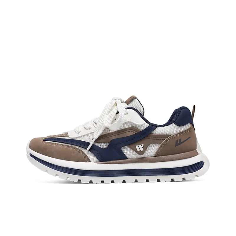 Warrior Cushioned Wear-Resistant Lightweight Chunky Sneakers Men's-3