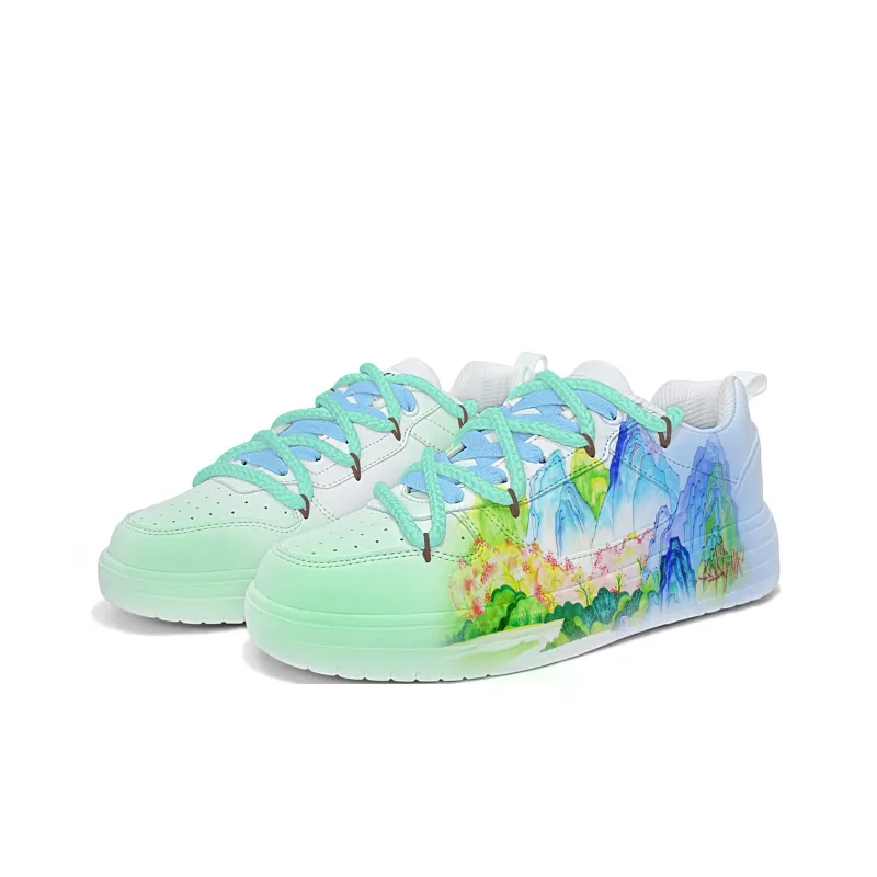 Cold Cicadas Yesterday Anti-Slip Wear-Resistant Lightweight Breathable Low-Top Skateboard Shoes Unisex-1