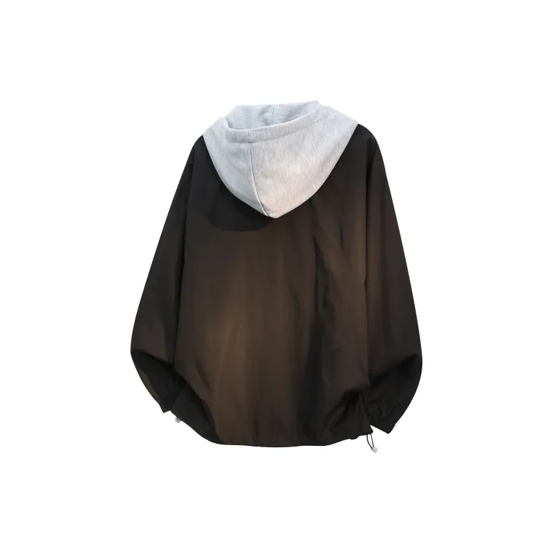 FASTFISH Jackets Coats Unisex Black Gray-1
