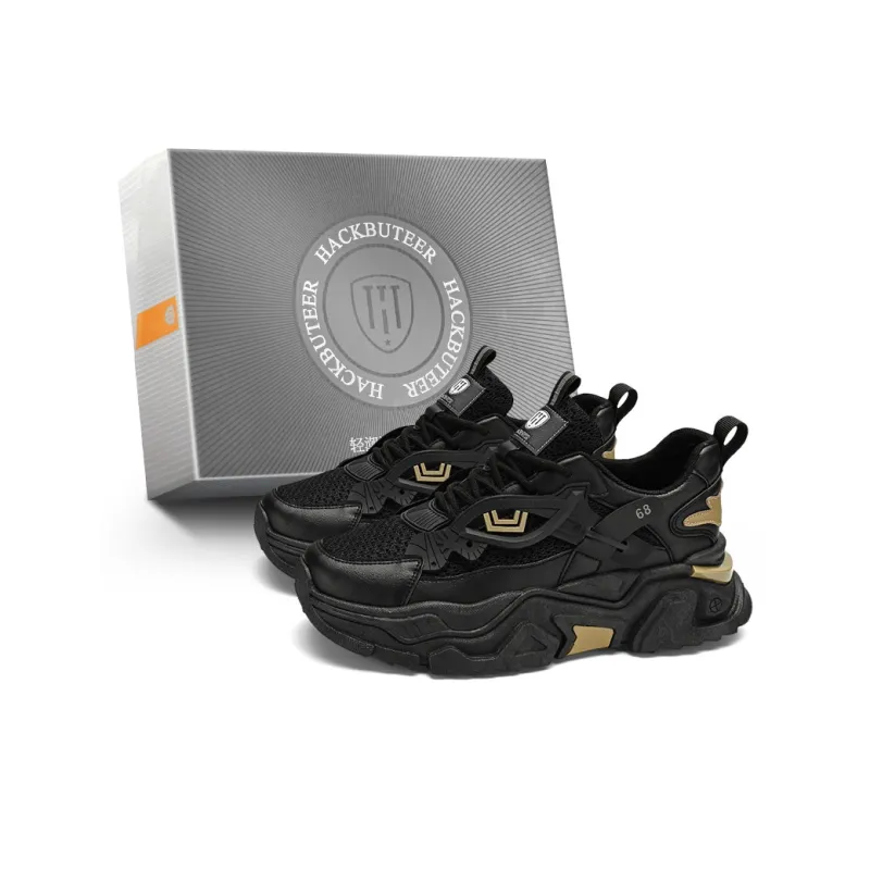 HACKBUTEER Low Top Chunky Sneakers Men's Box Included-0