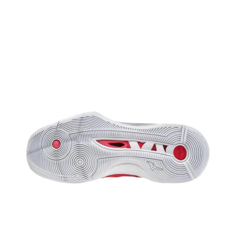 Mizuno Wave Momentum 2 Low-Top Training Shoes Women's Red White-4