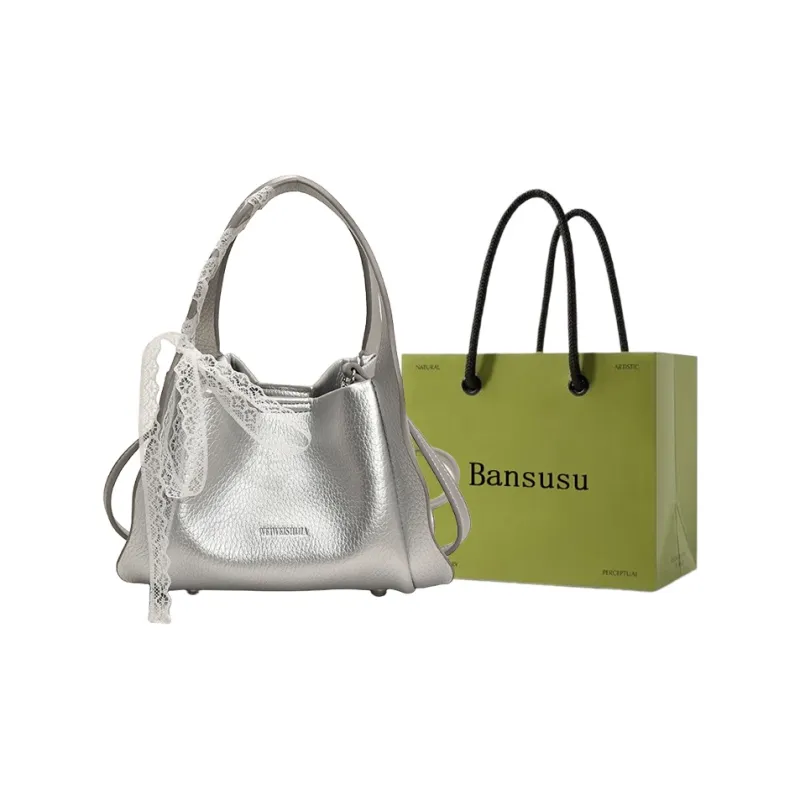 Bansusu PU Handbag Regular Women's White/Pink/Silver/Blue/Black-9