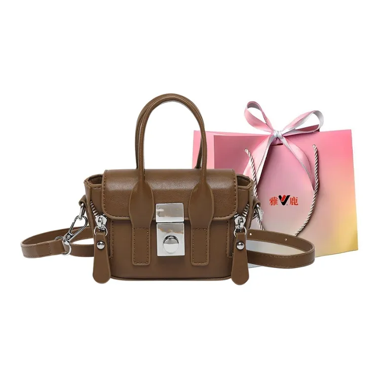 Yalu PU Handbag, Shoulder Bag, Crossbody Bag Regular Women's Black/White/Pink/Red/Brown-28