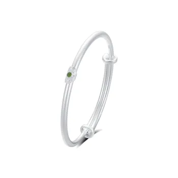 IS YOU 999 Fine Silver Sterling Silver Bracelets Women's