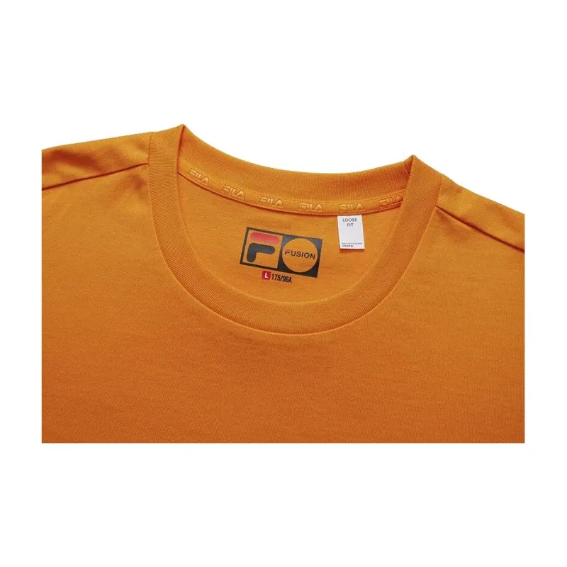 FILA FUSION T Shirt Unisex Charming Orange-2