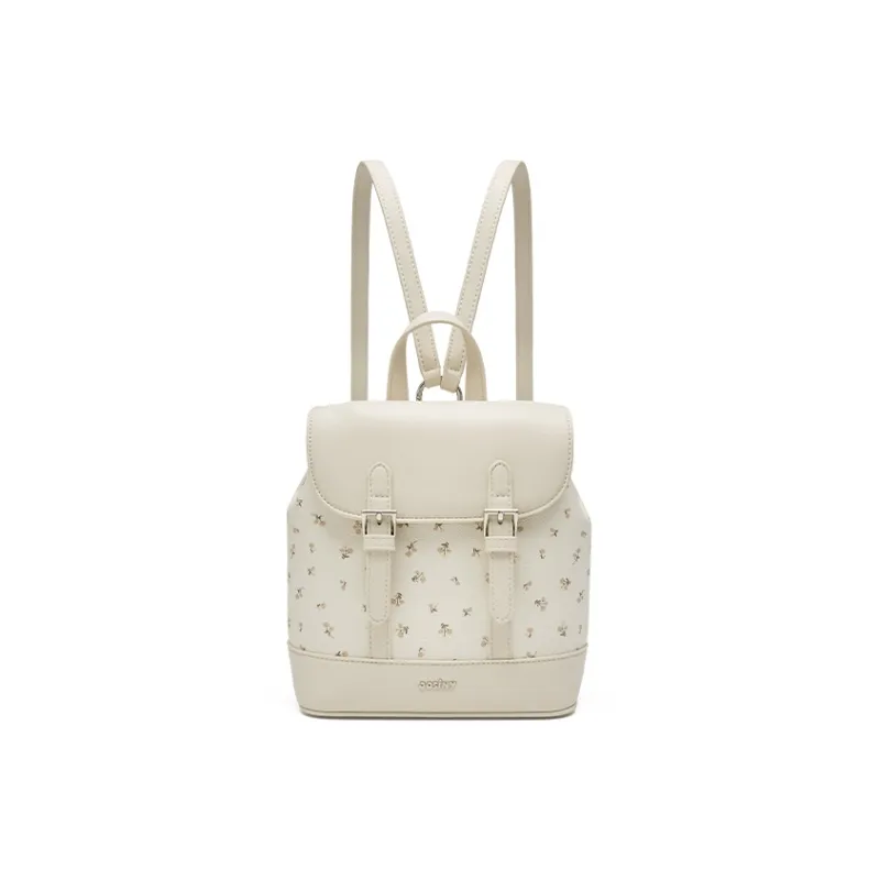JOSINY Synthetic Leather Backpack Women's Apricot-4
