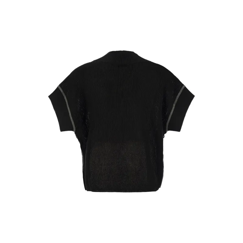 Brunello Cucinelli English Rib Knit T Shirt-1