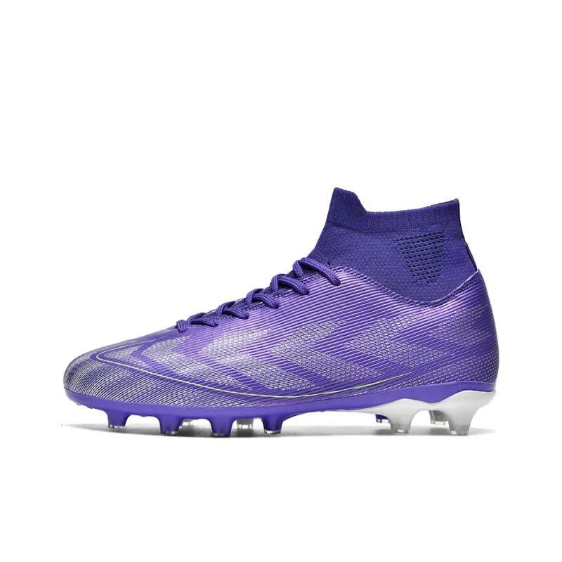 QIUTEXIONG FG Rubber Long Studs TF Rubber Broken Studs Cushioning Support Impact Resistant Soccer Shoes Unisex-30