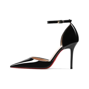CHILI Slim Heel High Heels Women's Black