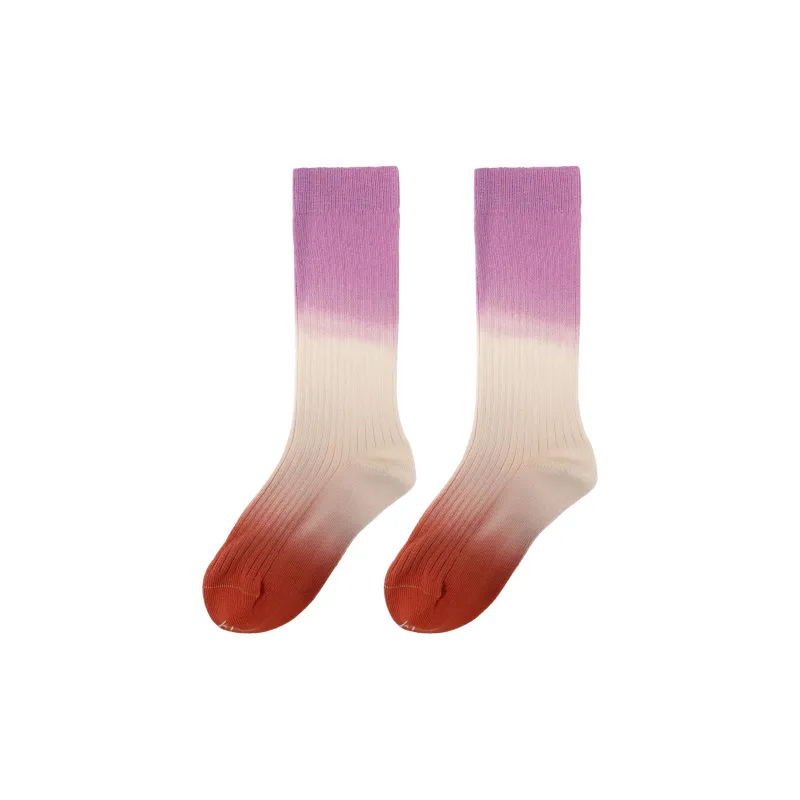 ISABEL MARANT ETOILE Mid Calf Socks Women's 1 Pack Pink Orange-0