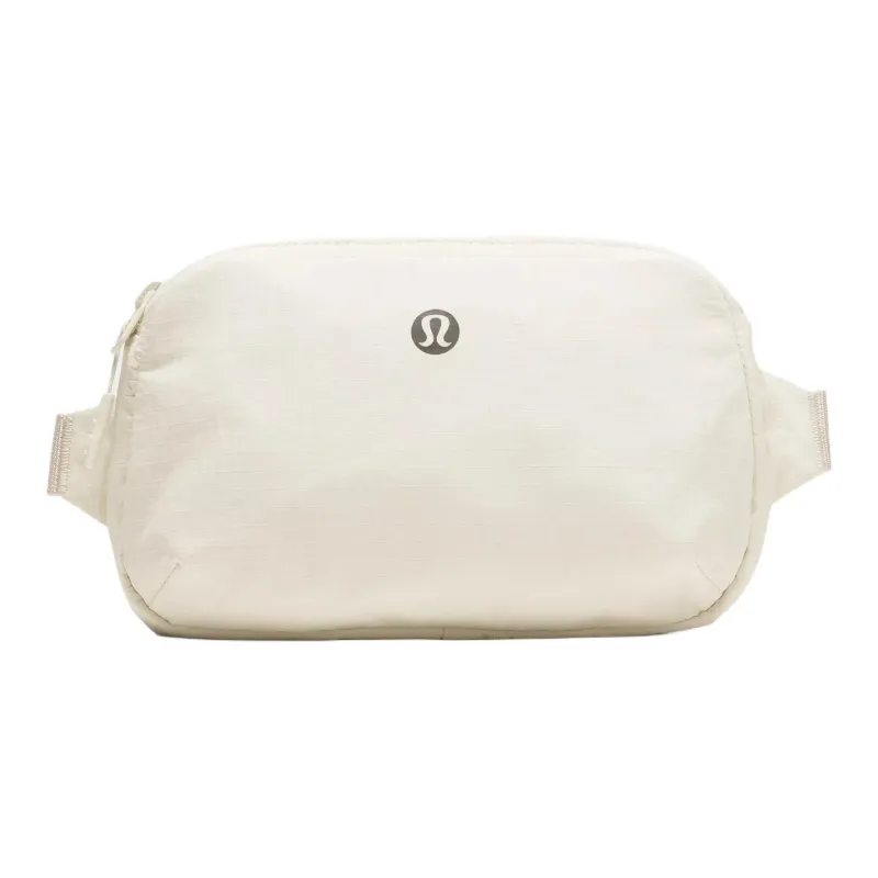 Lululemon Nylon Carry Backpack Women's Breeze Mint Green & Light Ivory White & Graphite Gray-2
