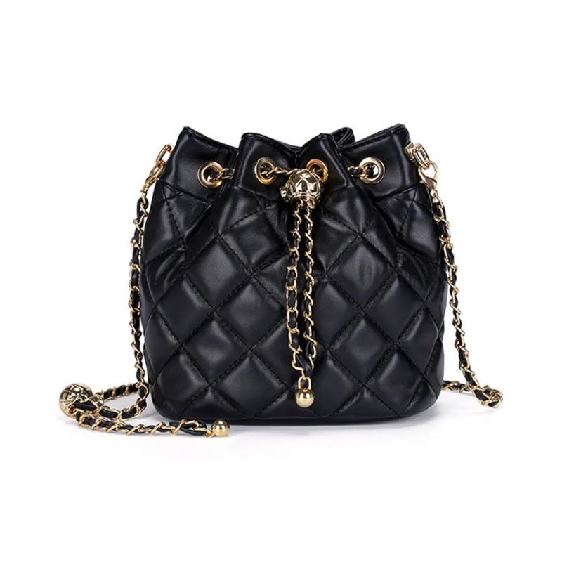 SEPTWOLVES PU Shoulder Bag Regular Women's Black/Burgundy-0