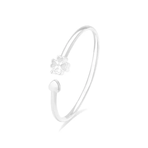 Cuz Strange Intention S999 Fine Silver Bangles Women's