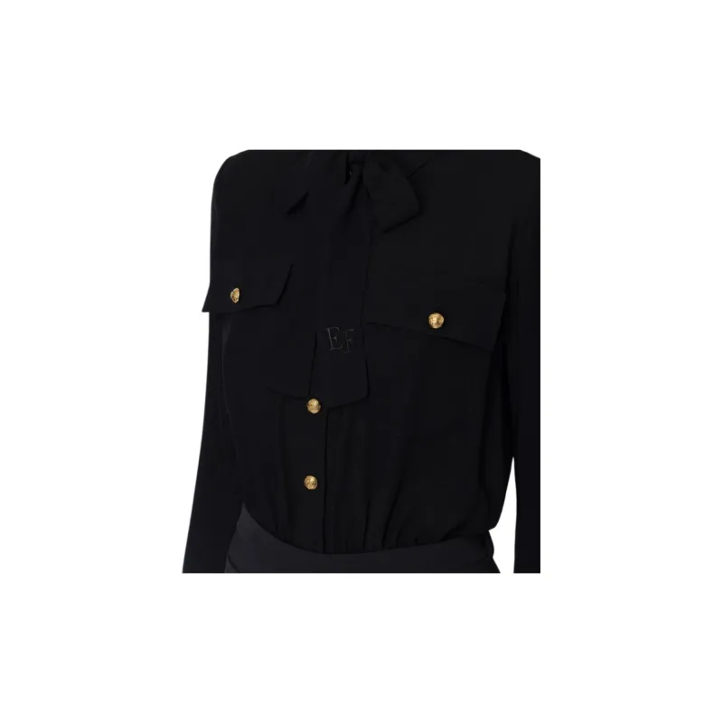 Elisabetta Franchi Scarf detail Crepe Jumpsuit-2