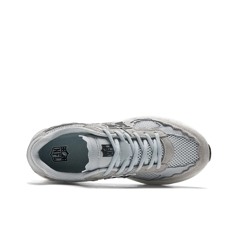 NFL Guoli N Series Cushioned Wear-Resistant Coverage Low-Top Running Shoes Unisex Light Gray-3