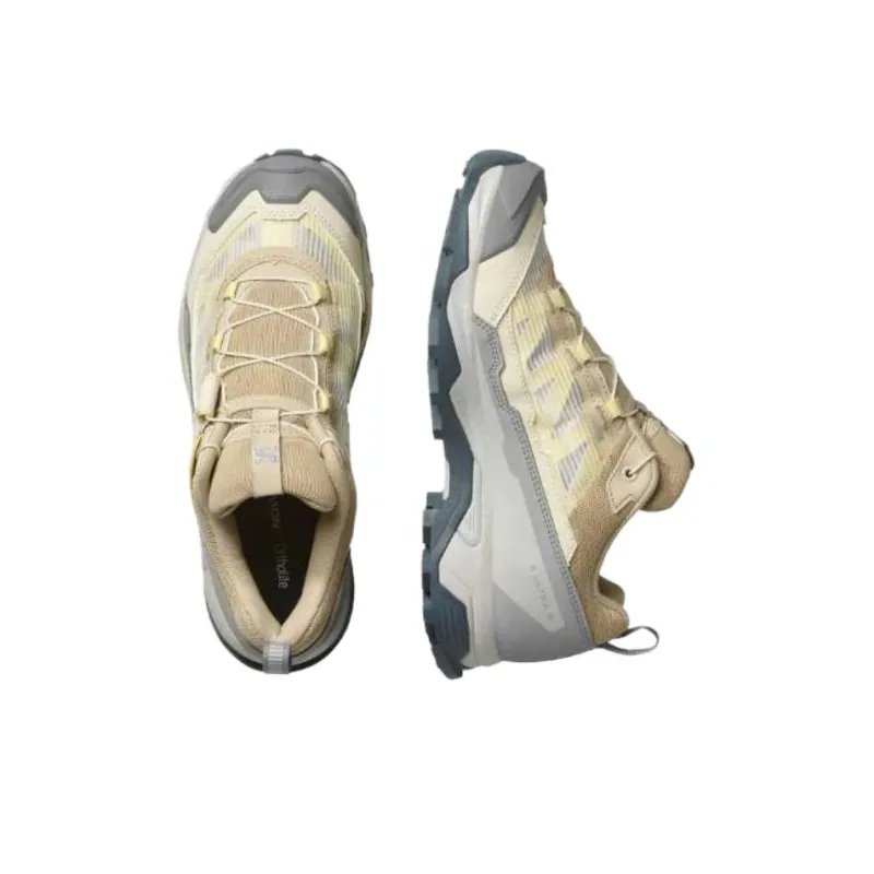 SALOMON X ULTRA 5 Breathable Low-Top Hiking Shoes Women's White Pepper-3