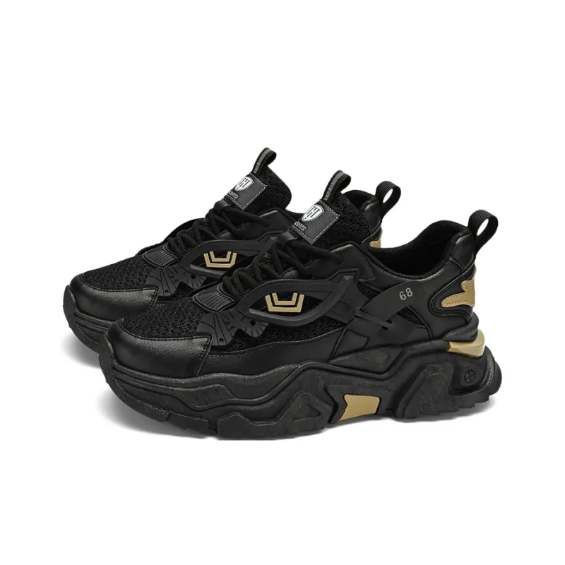 HACKBUTEER Low Top Chunky Sneakers Men's Box Included-3