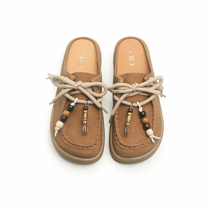 AITA Rubber Sole Closed Toe Slippers Women's-8