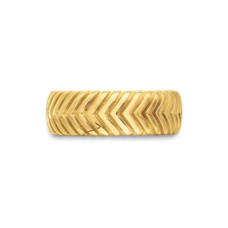David Yurman 18K Gold Rings Men's Gold-0