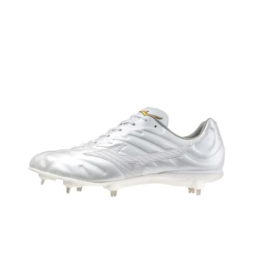 Mizuno Cushioning Anti Slip Wear Resistant Support Impact Resistant Low Top Training Shoes Unisex Silver White