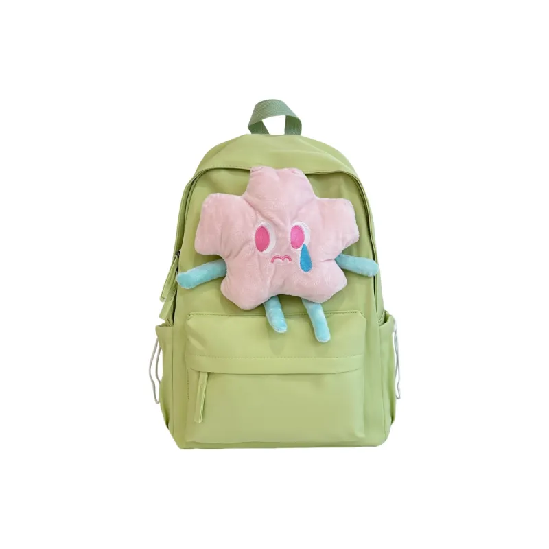 URBAN FOREST Polyester Backpack Women's Ecru/Burgundy/Light Yellow/Light Green/Pink-20
