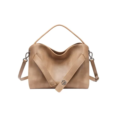 Tanita West Cow Leather Tote Bag Shopping Bag Handbag Medium Size Women's Milk Tea