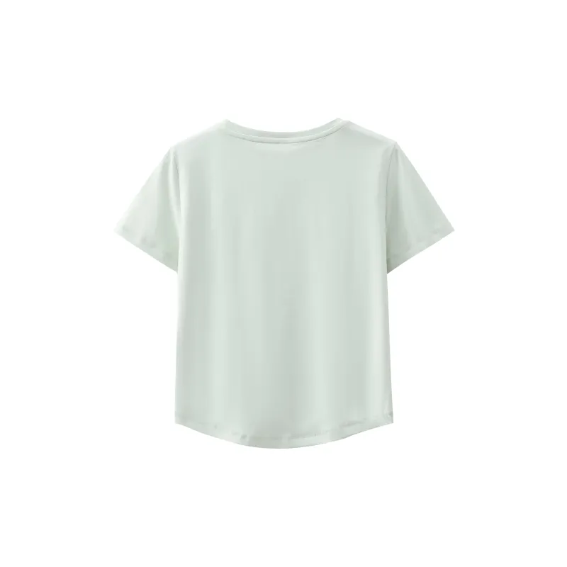 AWAO T-Shirt Women's Cream Purple-5