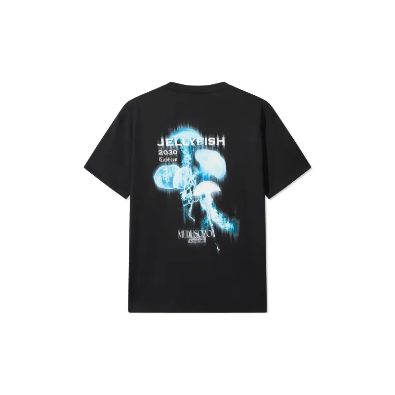 Cabbeen T Shirts Men Coal Black 01-1