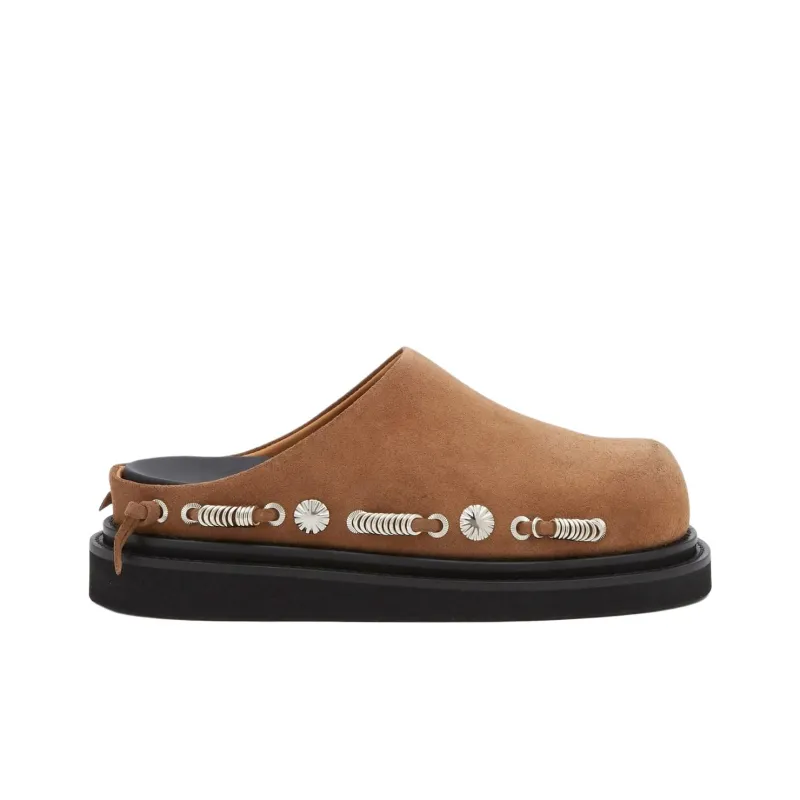 Toga Pulla Closed Toe Slippers Women's Brown-1