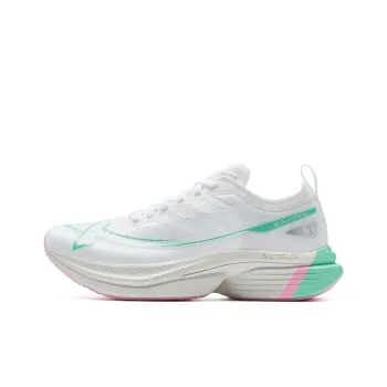 XTEP One Piece Molding 3 Running Shoes Women's Low Top Neon Cherry Pink/Macaron Green
