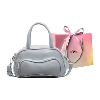 Yalu PU Shoulder Bag Crossbody Bag Handbag Regular Women's Black/Ecru/Burgundy/Blue/Pink