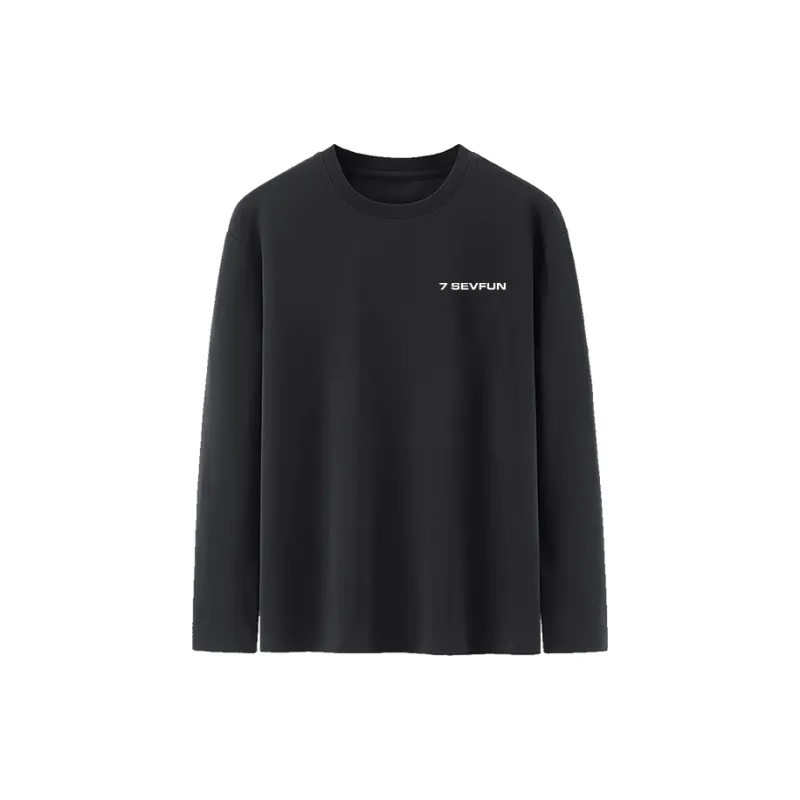 7 SEVFUN Undershirts Unisex Black-0