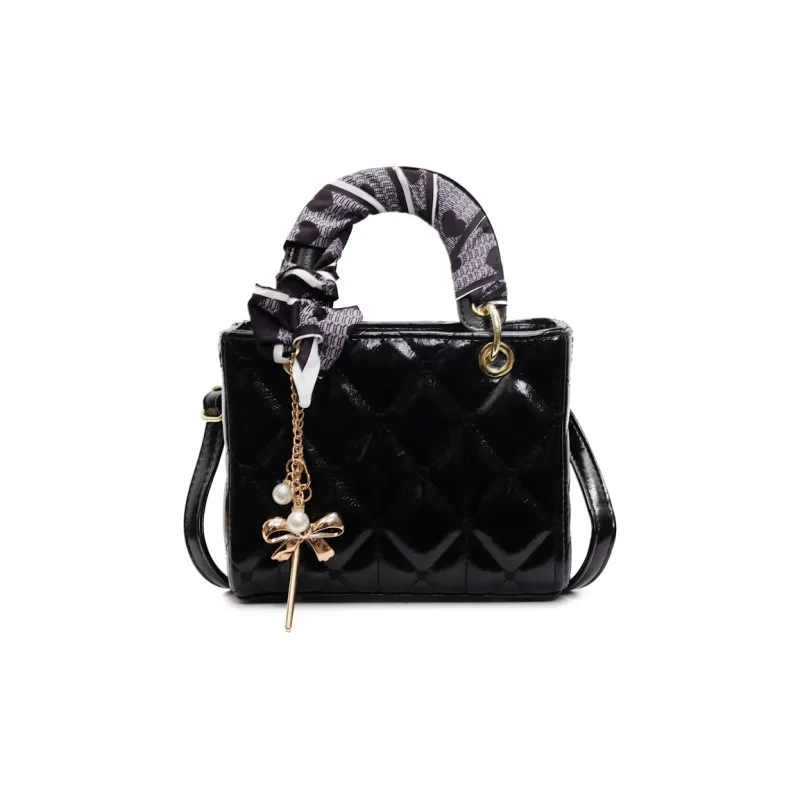 Yalu PU Shoulder Bag, Crossbody Bag, Handbag Regular Women's Black/Ecru/Pink/Burgundy-1