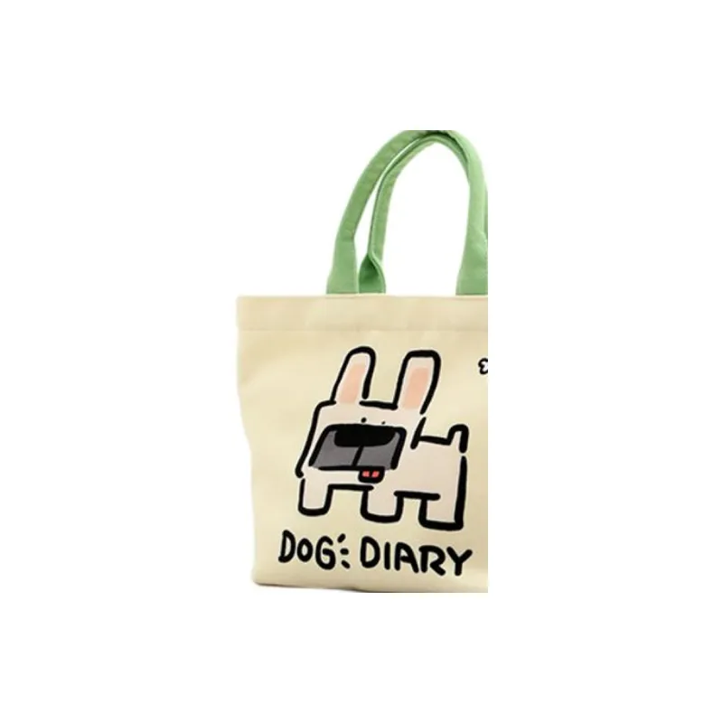 NEARAY Salt Loving Fish, Collaboration Polyester Handbag Medium Size Women's French Bulldog-2
