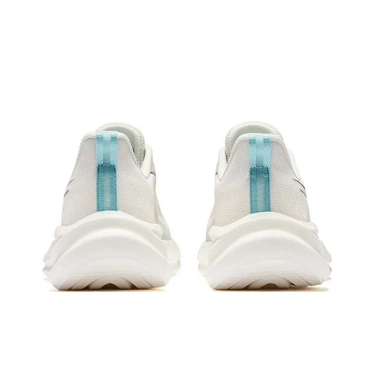 Erke Cushioning Breathable Lightweight Low-Top Training Running Shoes Men's Microcrystal White Saint Nian Blue-3
