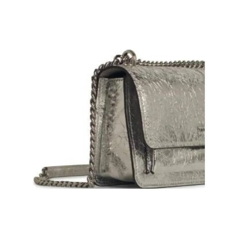 MICHAEL KORS Calfskin Crossbody Bag Shoulder Bag Women's Metallic-4